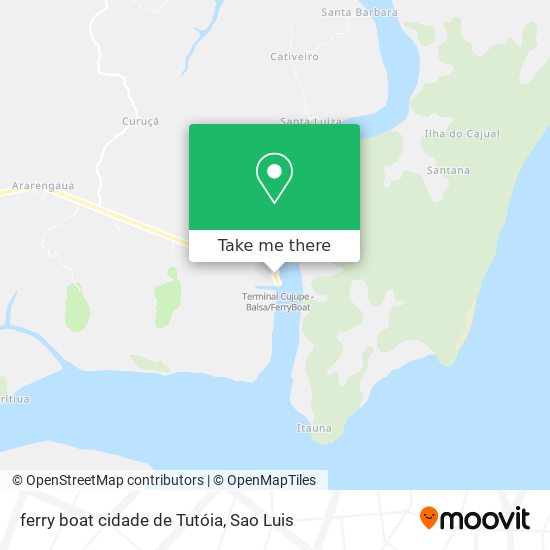 ferry boat cidade de Tutóia map