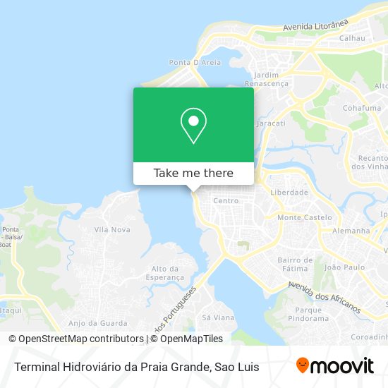 Terminal Hidroviário da Praia Grande map