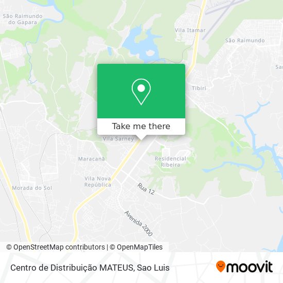 Centro de Distribuição MATEUS map
