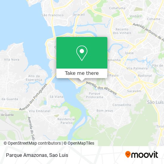 Parque Amazonas map