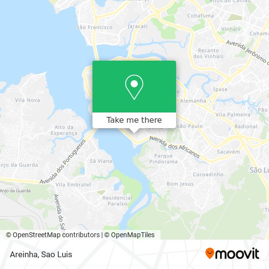 Areinha map