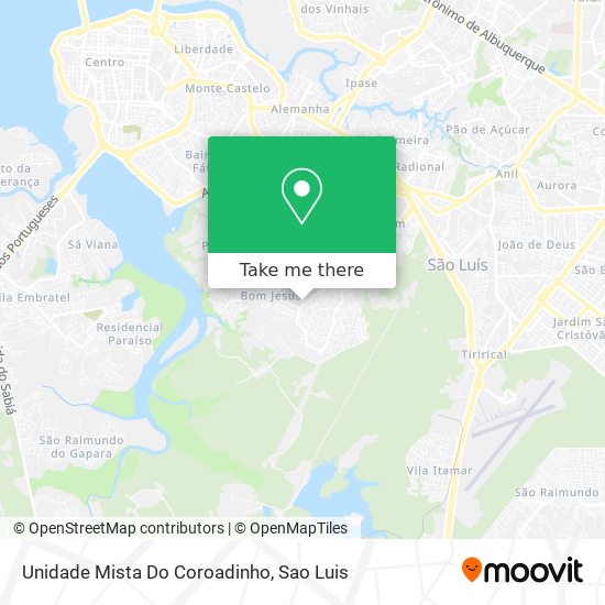 Unidade Mista Do Coroadinho map