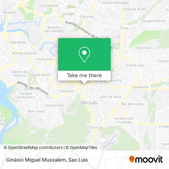 Ginásio Miguel Mussalem map