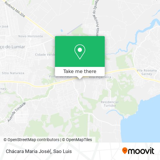 Chácara Maria José map