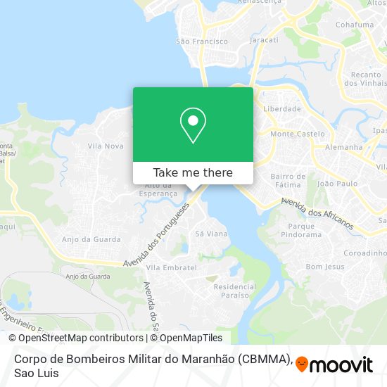 Corpo de Bombeiros Militar do Maranhão (CBMMA) map