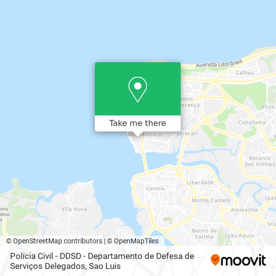 Mapa Polícia Civil - DDSD - Departamento de Defesa de Serviços Delegados