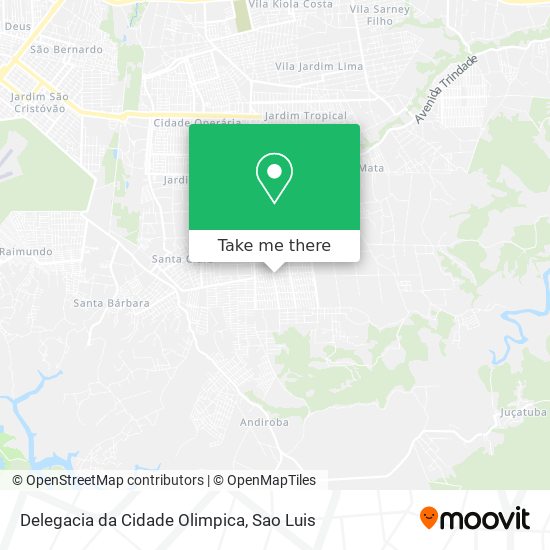 Delegacia da Cidade Olimpica map