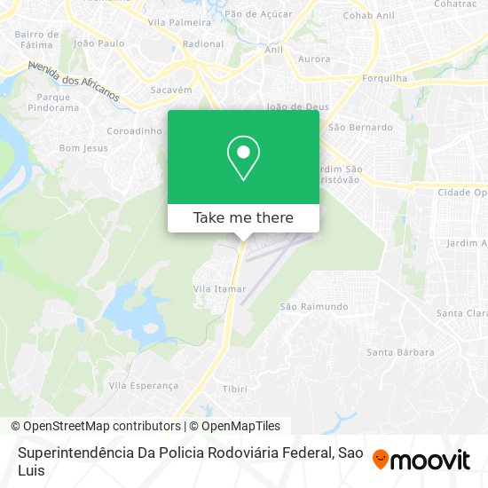 Superintendência Da Policia Rodoviária Federal map