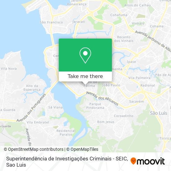 Superintendência de Investigações Criminais - SEIC map