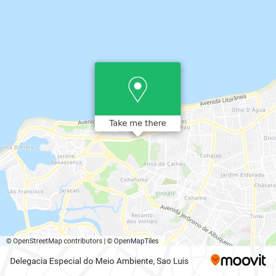 Delegacia Especial do Meio Ambiente map