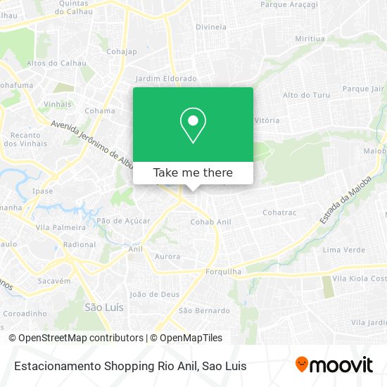 Estacionamento Shopping Rio Anil map