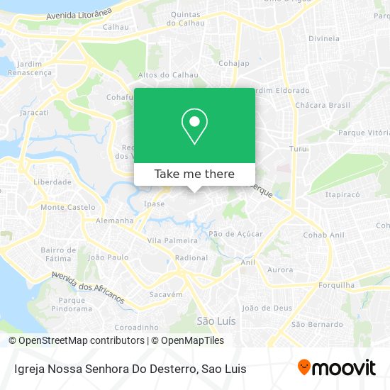 Mapa Igreja Nossa Senhora Do Desterro