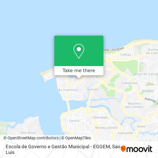 Escola de Governo e Gestão Municipal - EGGEM map