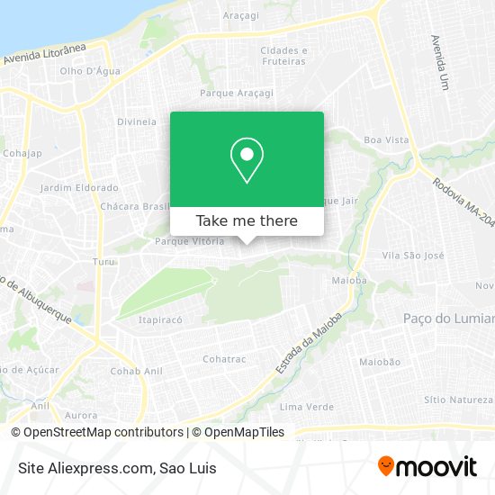 Site Aliexpress.com map