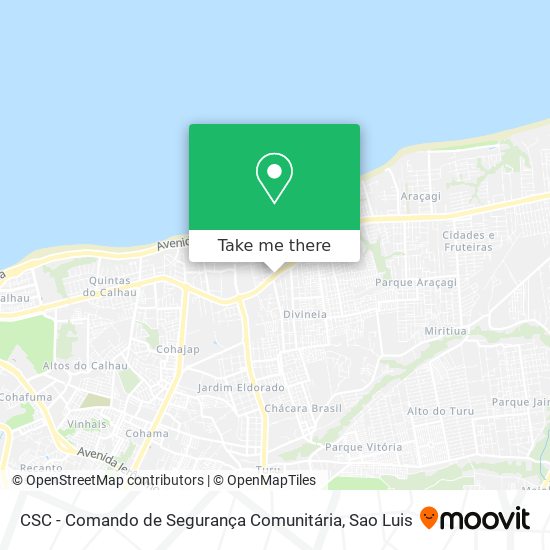 CSC - Comando de Segurança Comunitária map