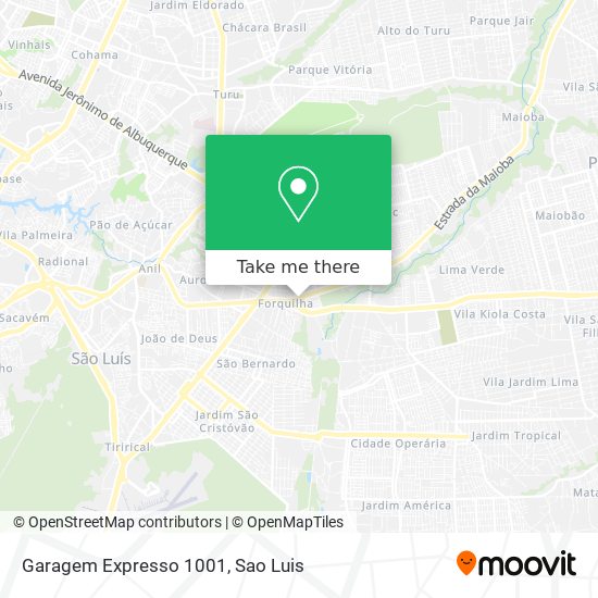 Garagem Expresso 1001 map