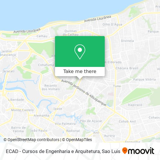 ECAD - Cursos de Engenharia e Arquitetura map