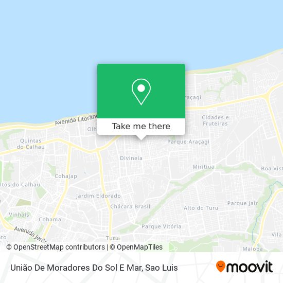 União De Moradores Do Sol E Mar map