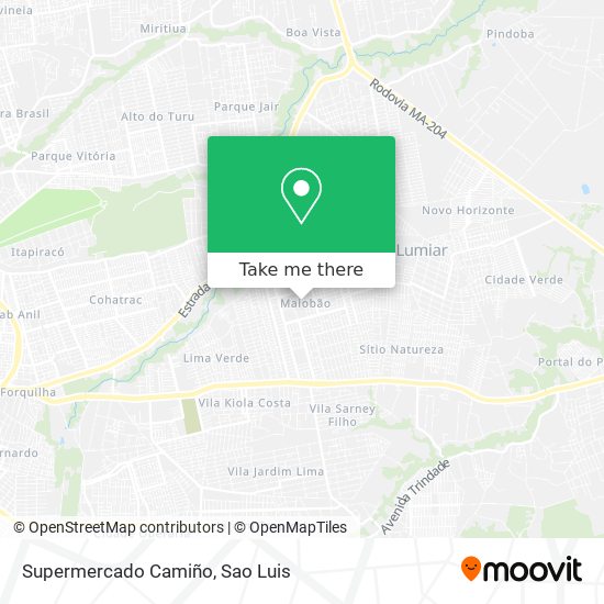 Supermercado Camiño map