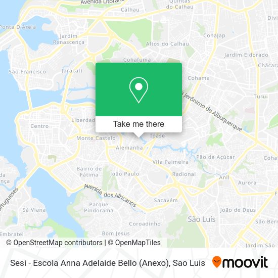 Sesi - Escola Anna Adelaide Bello (Anexo) map