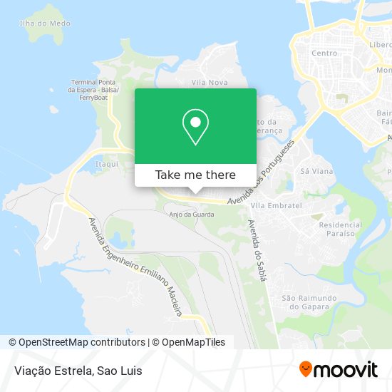 Viação Estrela map