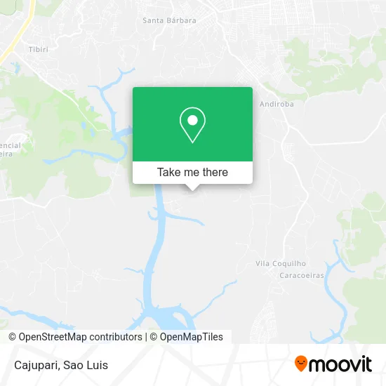 Cajupari map