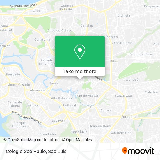 Colegio São Paulo map