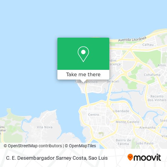 C. E. Desembargador Sarney Costa map