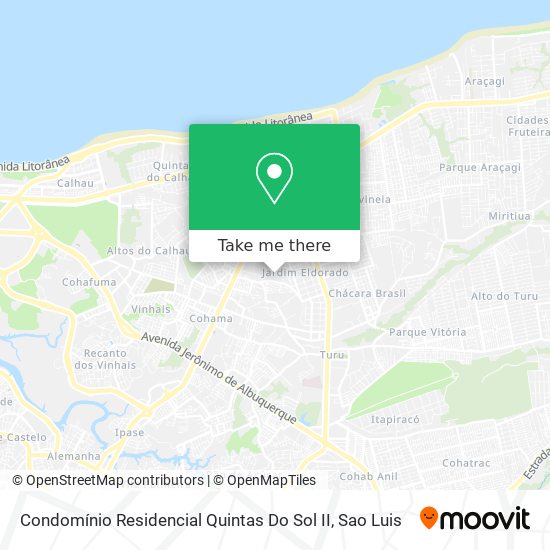 Condomínio Residencial Quintas Do Sol II map