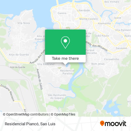 Residencial Piancó map