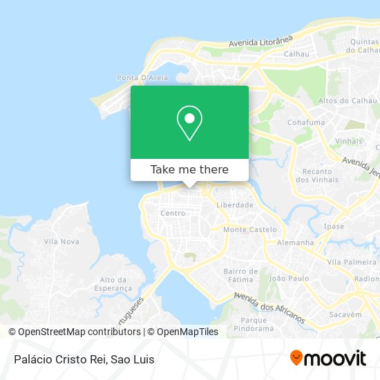 Palácio Cristo Rei map