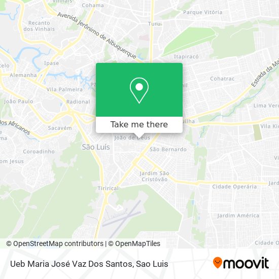 Ueb Maria José Vaz Dos Santos map