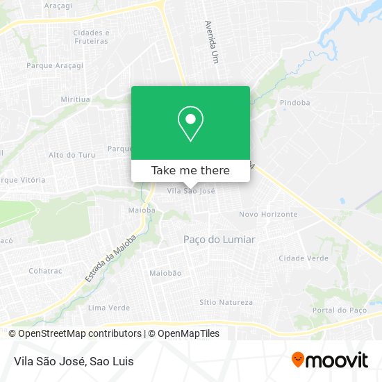 Vila São José map