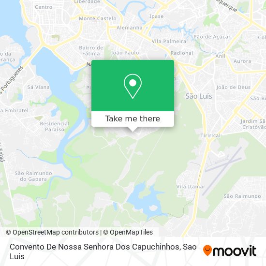 Convento De Nossa Senhora Dos Capuchinhos map