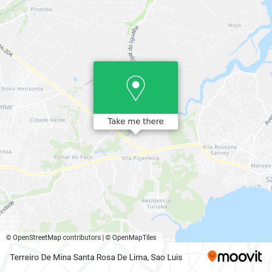 Terreiro De Mina Santa Rosa De Lima map