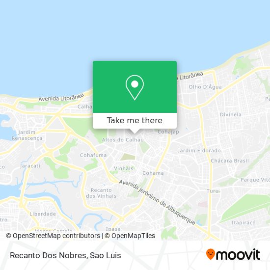 Recanto Dos Nobres map