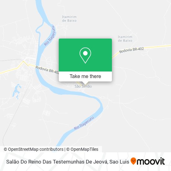 Salão Do Reino Das Testemunhas De Jeová map