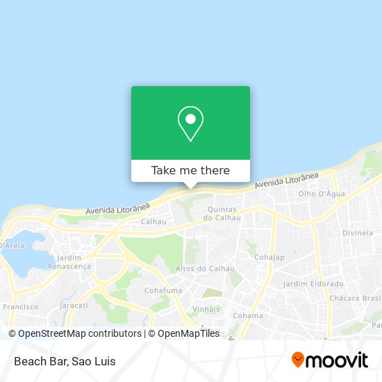 Beach Bar map