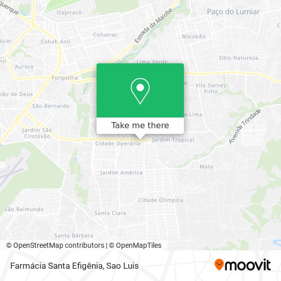 Farmácia Santa Efigênia map