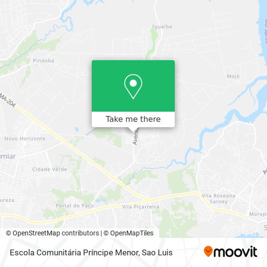 Escola Comunitária Príncipe Menor map