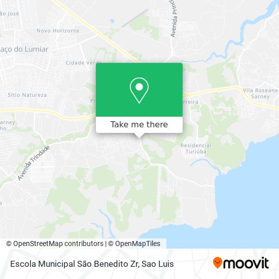 Escola Municipal São Benedito Zr map