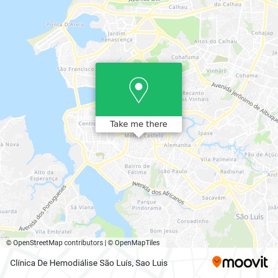 Clínica De Hemodiálise São Luís map