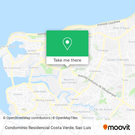 Condomínio Residencial Costa Verde map