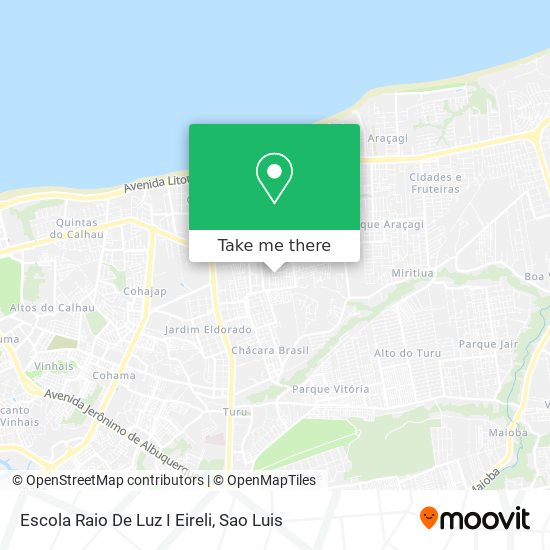 Escola Raio De Luz I Eireli map