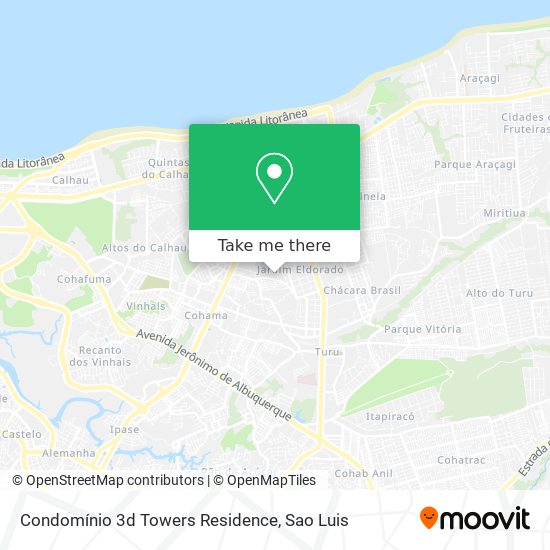 Condomínio 3d Towers Residence map