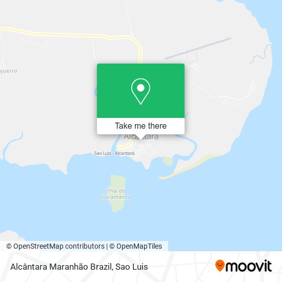 Alcântara Maranhão Brazil map