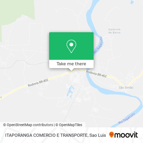 ITAPORANGA COMERCIO E TRANSPORTE map