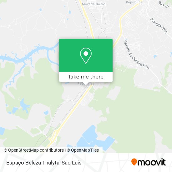 Espaço Beleza Thalyta map
