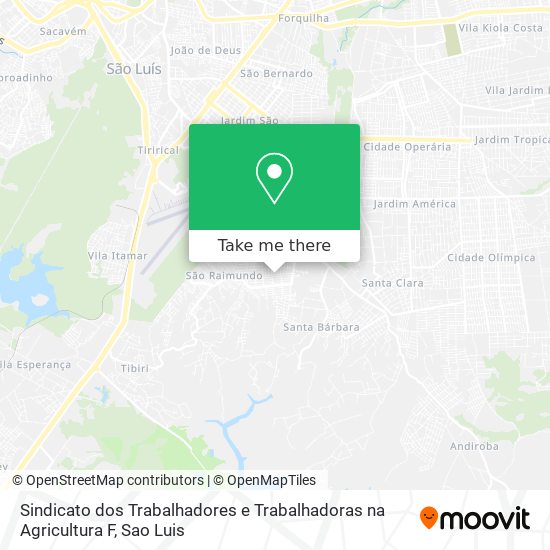 Mapa Sindicato dos Trabalhadores e Trabalhadoras na Agricultura F