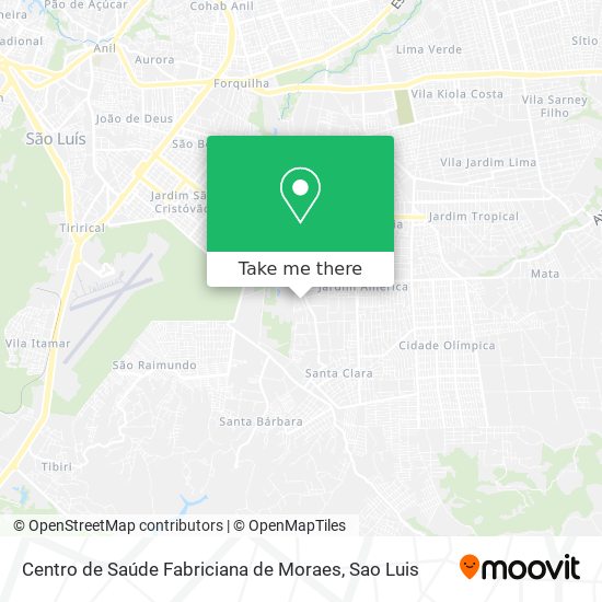 Centro de Saúde Fabriciana de Moraes map